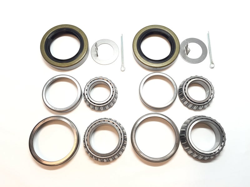 WESTERNPRIME (Set of 2) WPS 3500# Trailer Axle Bearing Kit L68149 L44649 Grease Seal 10-19 I.D. 1.719'' for #84 Spindle - Image 2